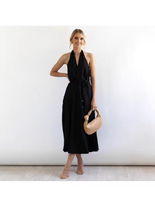 New Summer Halter Backless Dress for Women