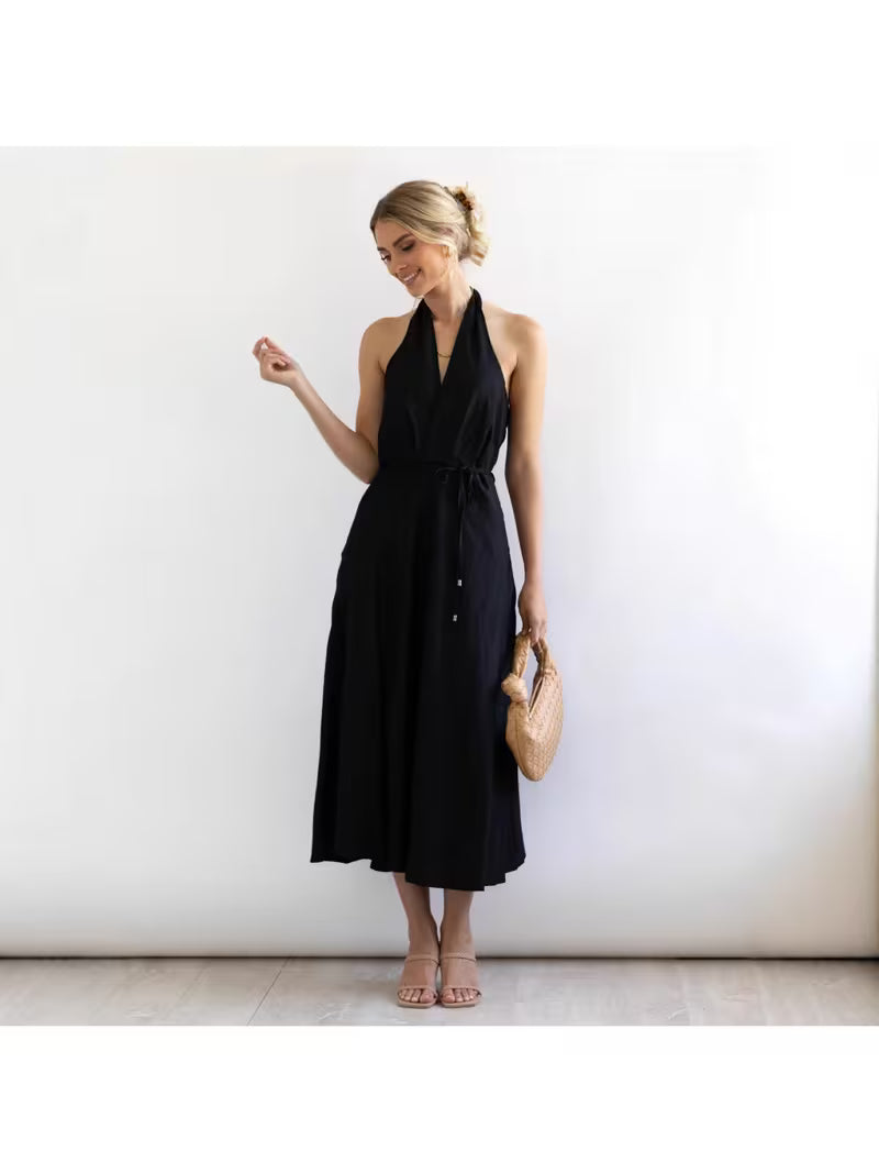 New Summer Halter Backless Dress for Women